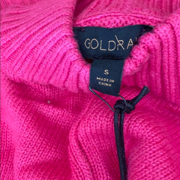NWT GOLD RAY pink sweater regular - Picture 6 of 7